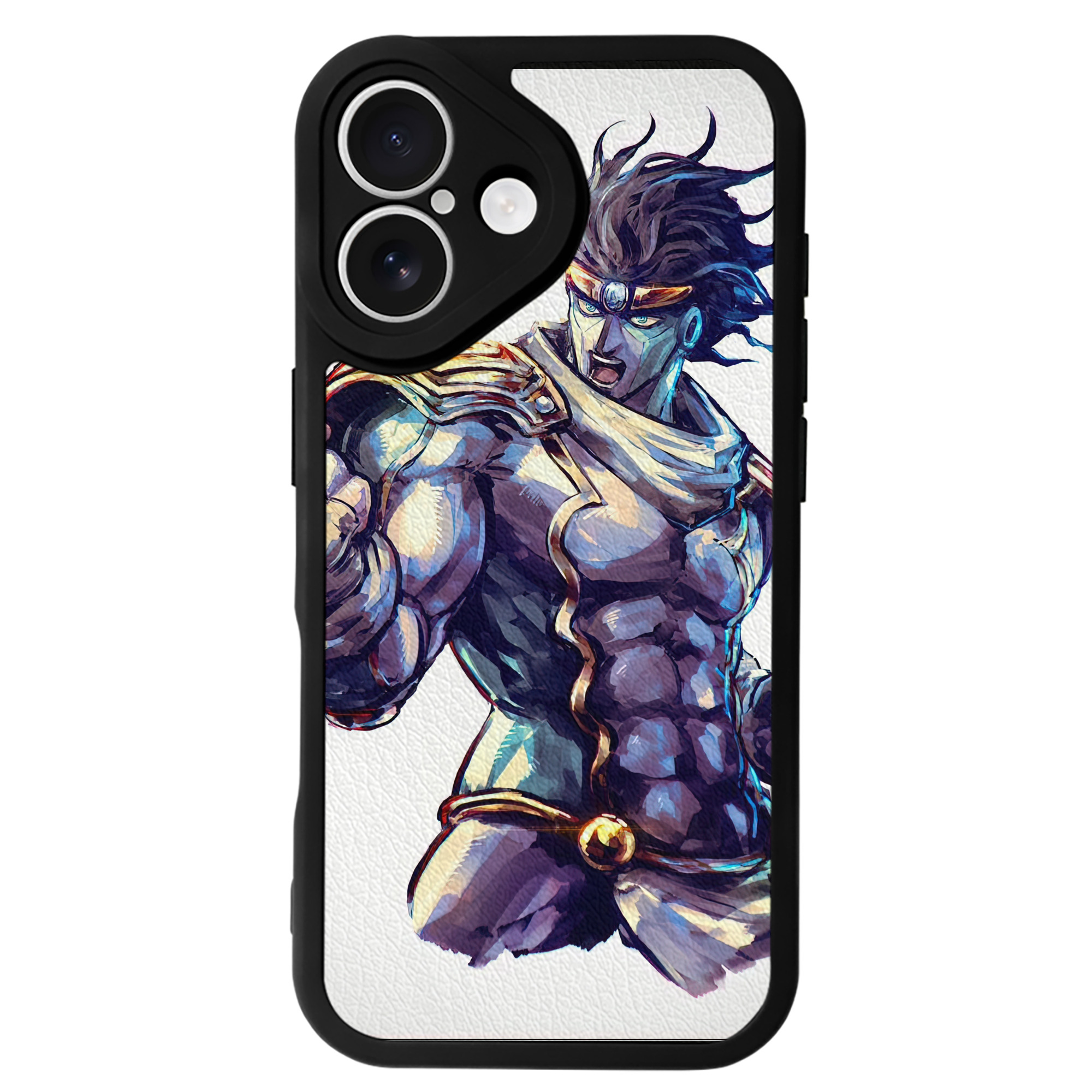 （画像用） ジョジョの奇妙な冒険 JoJo's Bizarre Adventure 【iPhone 16シリーズ対応】シリコンスマホケース（レザー調） 材質：シリコン